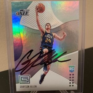 Grayson Allen autographed basketball card